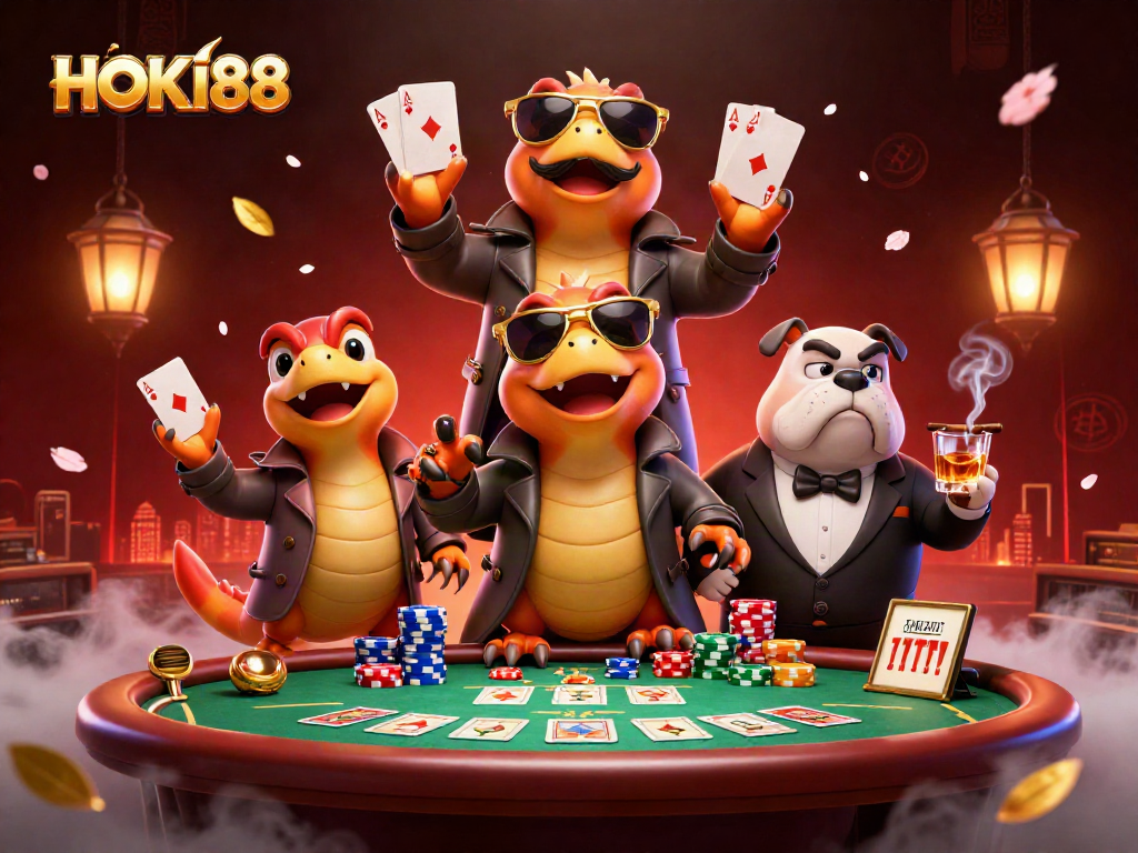 Watch HOKI88's raptors cleverly attempting to enter a casino VIP lounge.