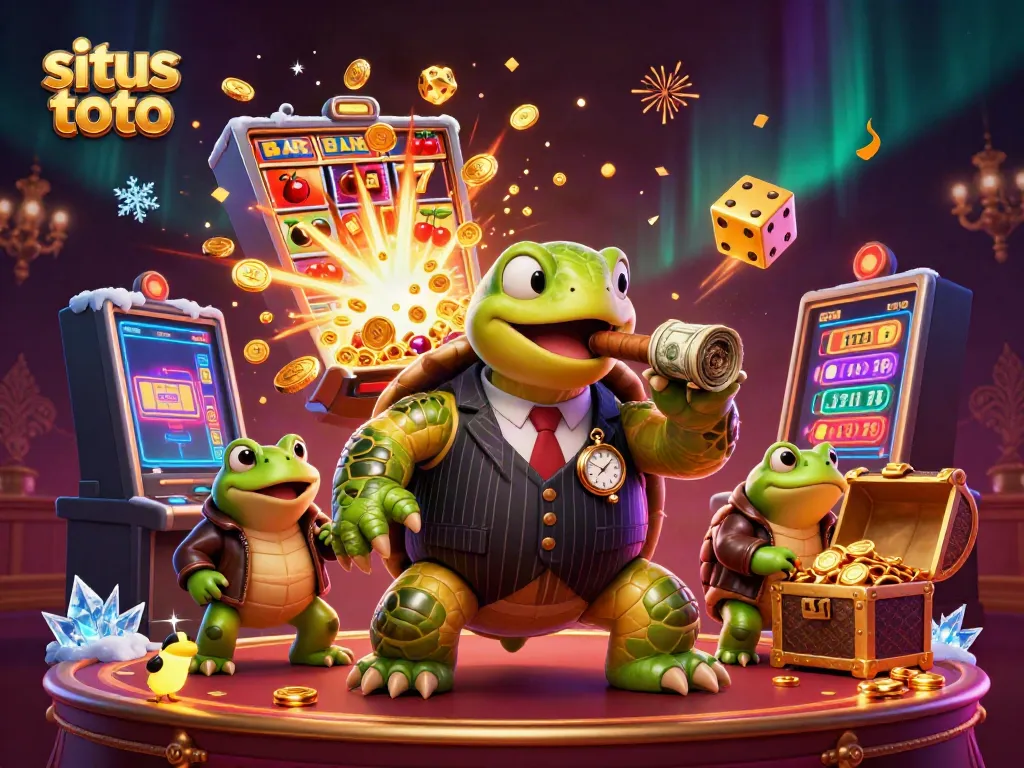 Engage in exciting gameplay at situs toto with vibrant 3D characters and dynamic casino elements.