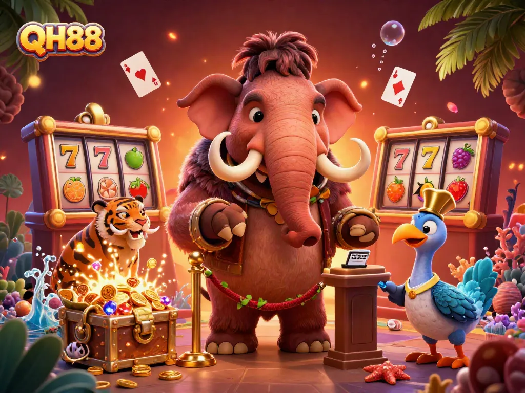 Spin and win exciting bonuses at QH88 with engaging slots and dazzling treasures!