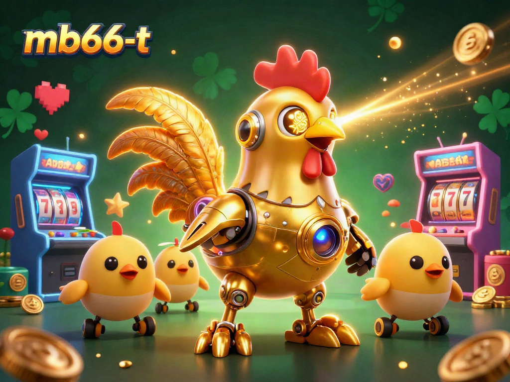 Engage with mb66-t's vibrant casino atmosphere featuring exciting slot games and dynamic robots.
