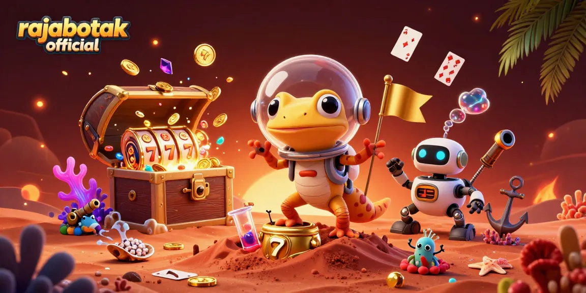 Experience winning excitement at rajabotak official with the Martian gecko discovering a golden casino.