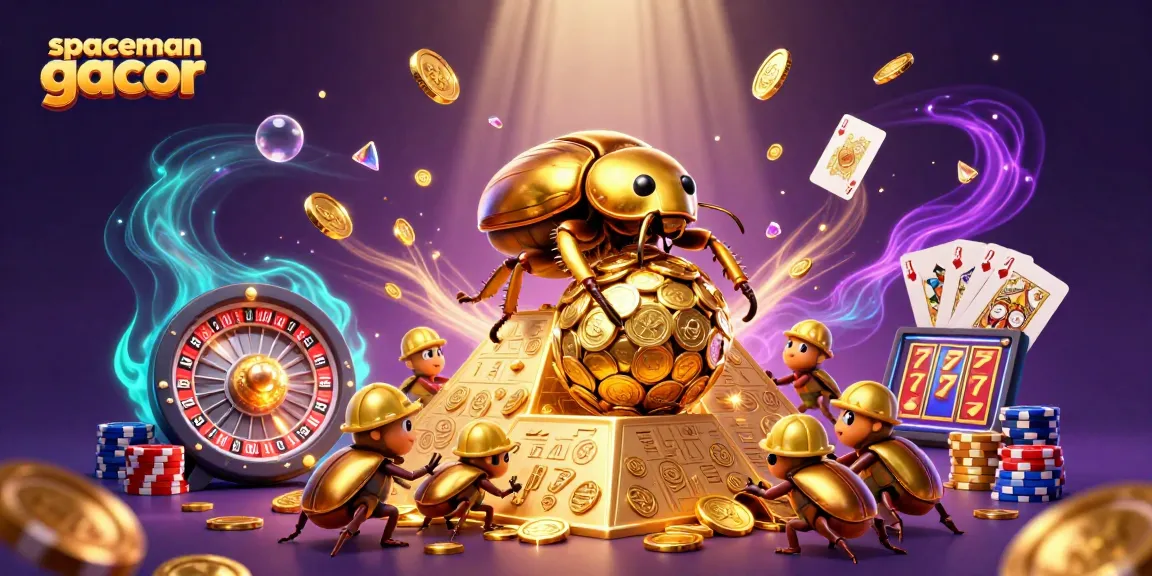 Experience the excitement of spaceman gacor gameplay with dynamic casino elements and glowing visuals.
