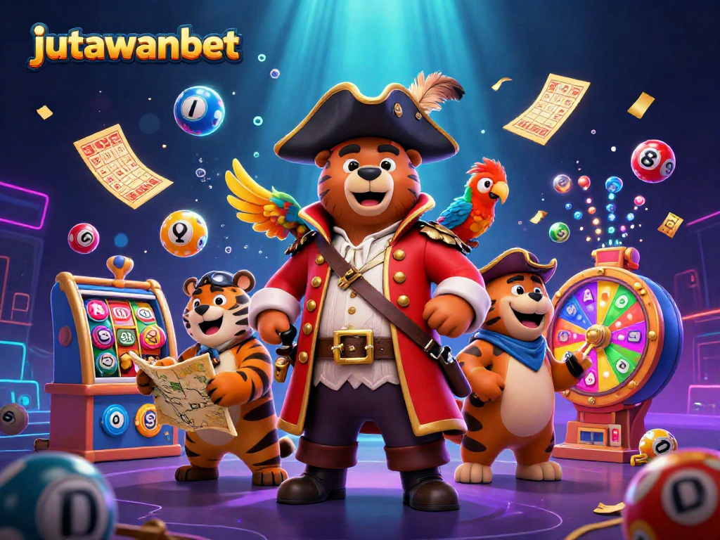 Engage with exciting games at jutawanbet featuring dynamic slots, colorful elements, and a lively pirate theme.