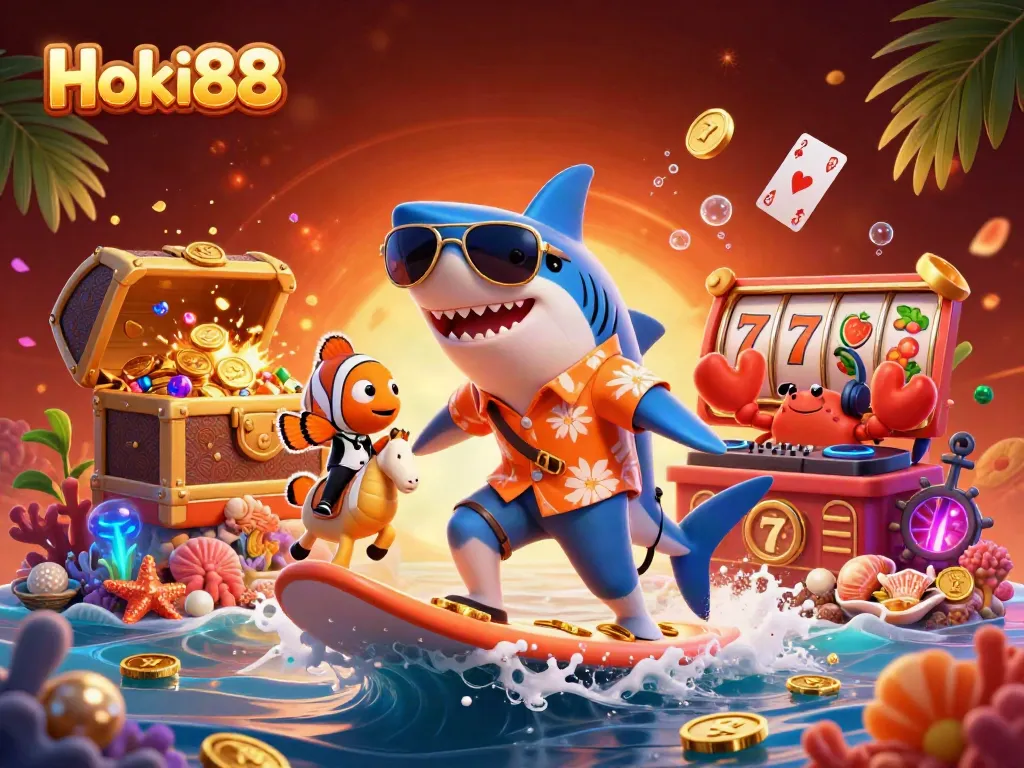 Hoki88 menyajikan slot modern dengan desain menarik dalam ilustrasi 3D yang menyenangkan.