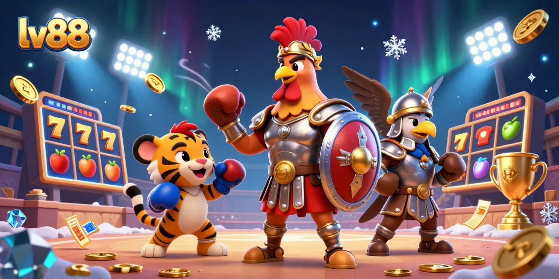 Engage with the ultimate lv88 online casino experience featuring exciting slots and animated characters.