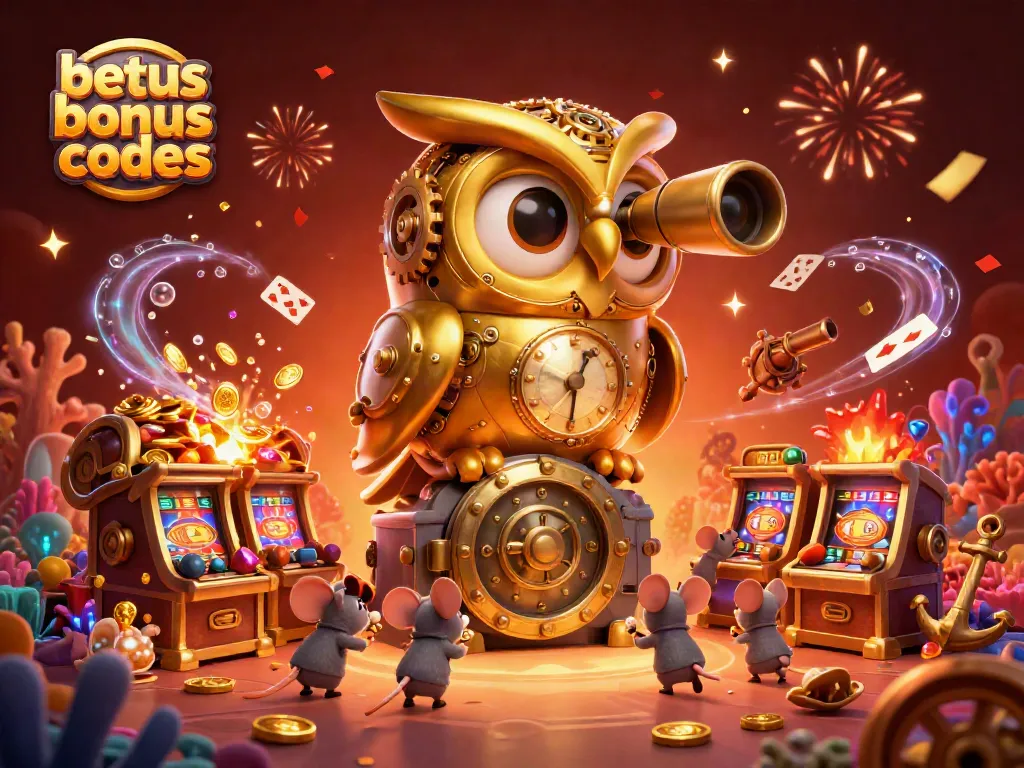 Engage with BetUS bonus codes through vibrant casino adventures in an ultra-detailed 3D illustration.