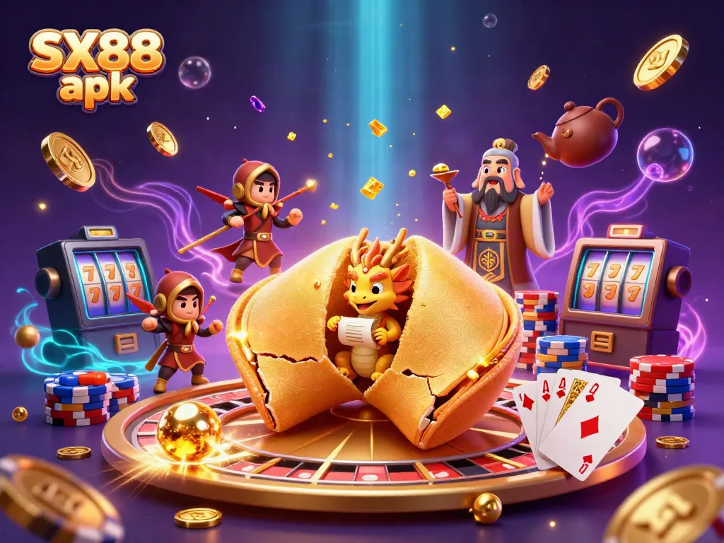 Experience thrilling gameplay with SX88 apk featuring vibrant games and rich elements from the casino world.