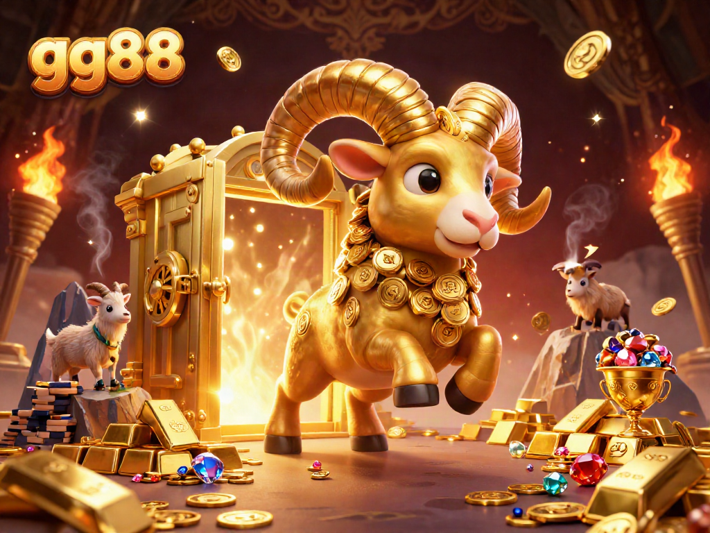 Engage with gg88's dynamic 3D casino illustration showcasing fortune and excitement.