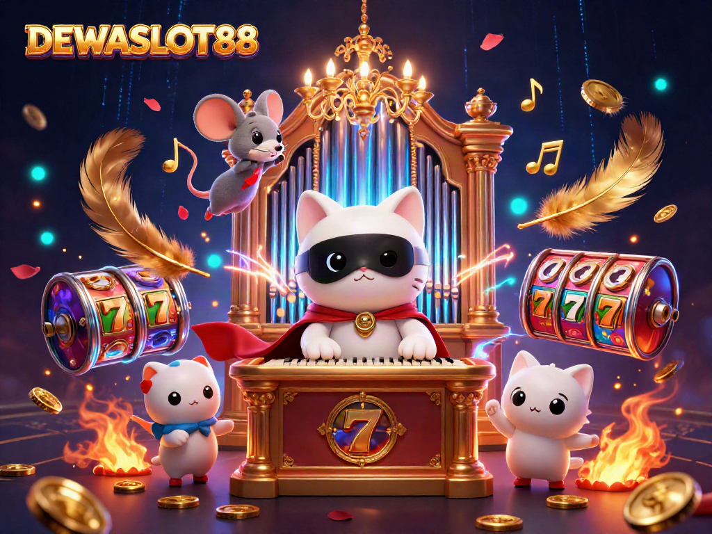 Engage with DEWASLOT88 as the phantom cat enchants players at a vibrant casino