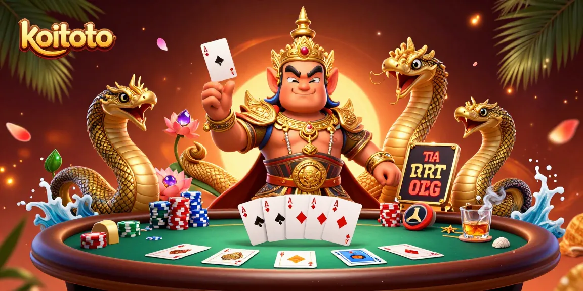 Memenangkan permainan di koitoto dengan penjaga kuil Thailand dan elemen kasino.