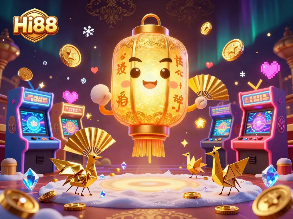 Experience thrilling wins at Hi88 with vibrant arcade games and golden lantern spirit!