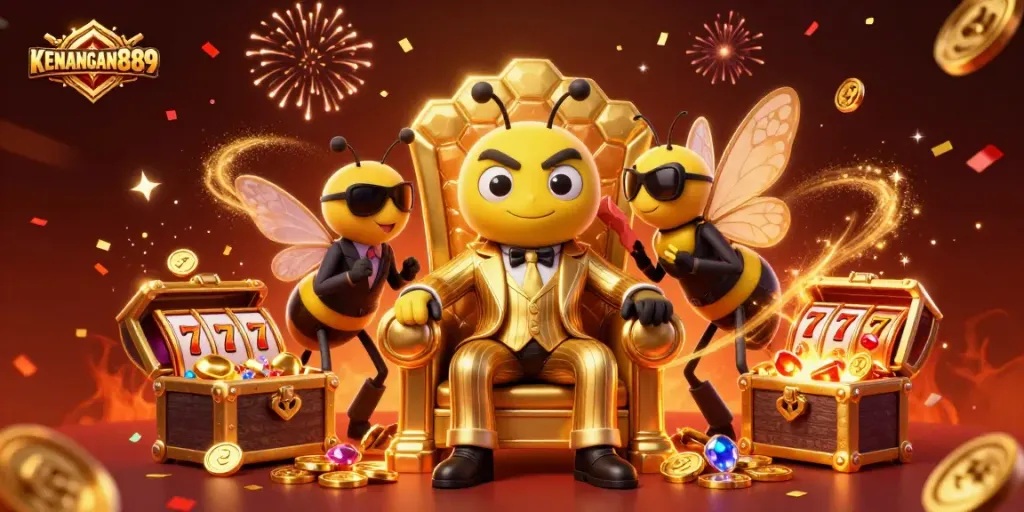 Place your bets with KENANGAN889 in this vivid casino scene filled with action and excitement.