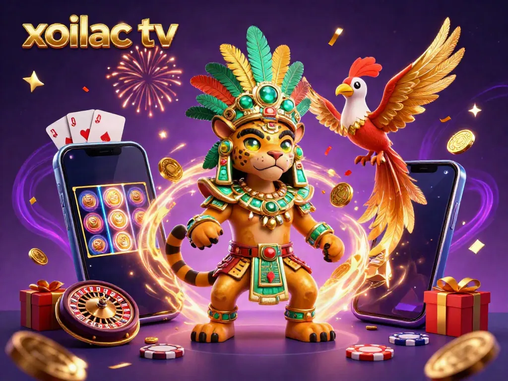 Xoilac TV showcases an exhilarating gaming scene with dynamic sports betting action and vibrant celebration elements.