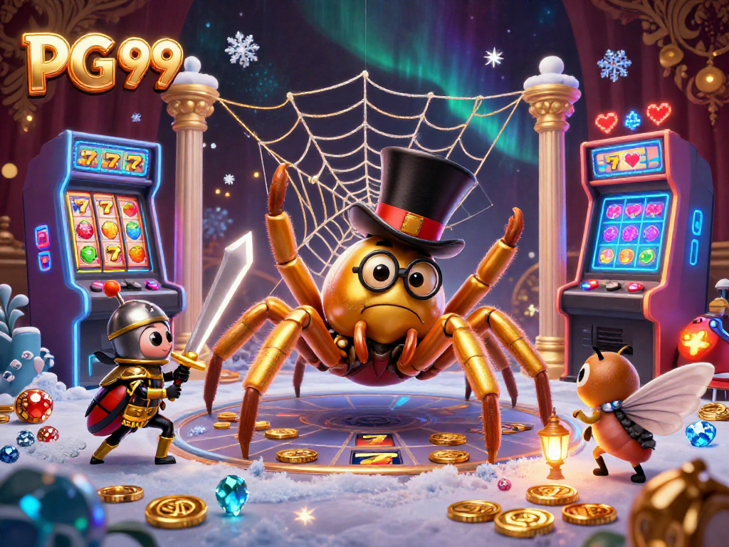 Engage in thrilling gameplay with PG 99, featuring vibrant characters and dazzling casino elements.