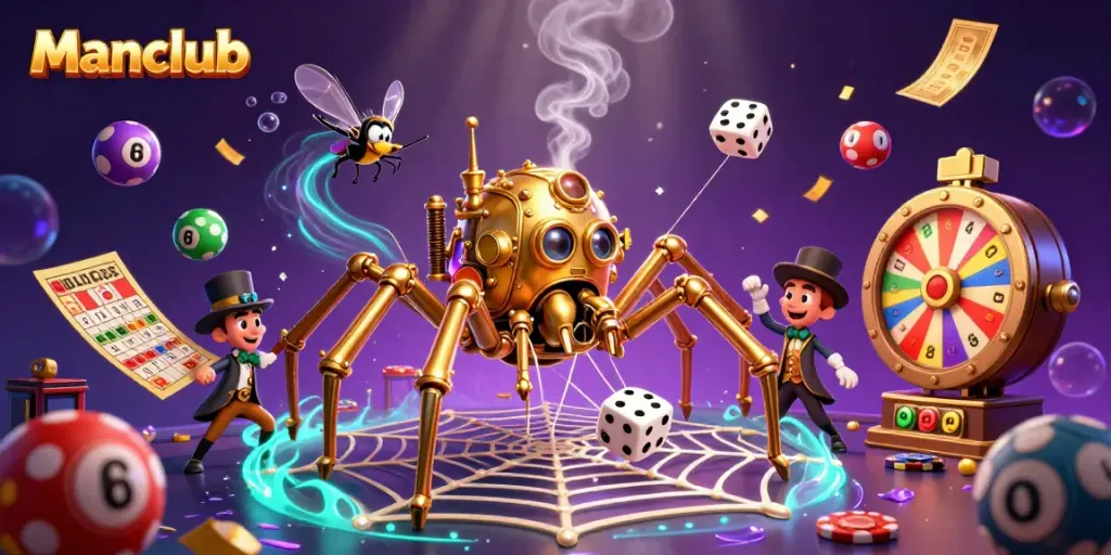 Engage with the thrilling world of Manclub's steampunk casino adventure, featuring dynamic lottery and gaming elements.