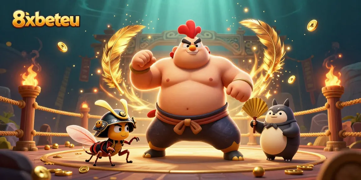 Engage with 8xbeteu's thrilling casino atmosphere featuring unique characters and dynamic elements.