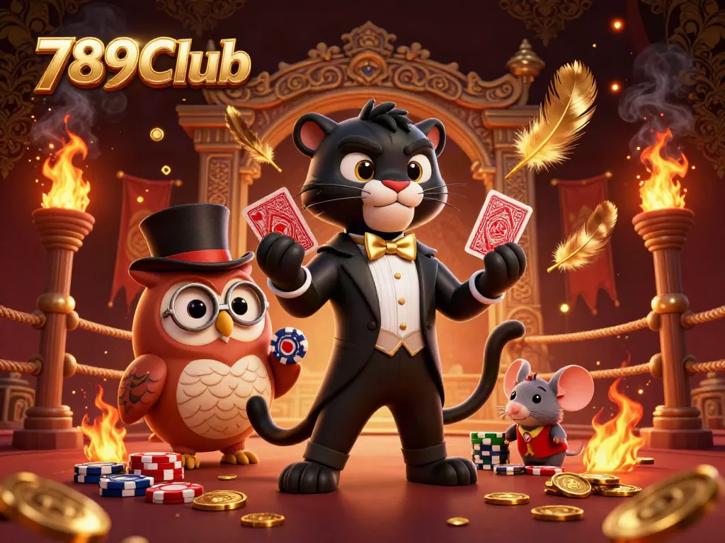 Experience the excitement at 789Club with our stylish 3D characters and dynamic casino atmosphere.