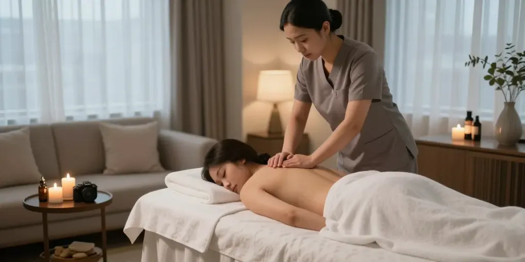 Experience premium 강남출장안마 therapy in a serene spa environment
