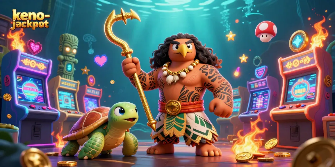 Experience the thrill of keno-jackpot with vibrant illustrations depicting exciting gameplay and rewards.