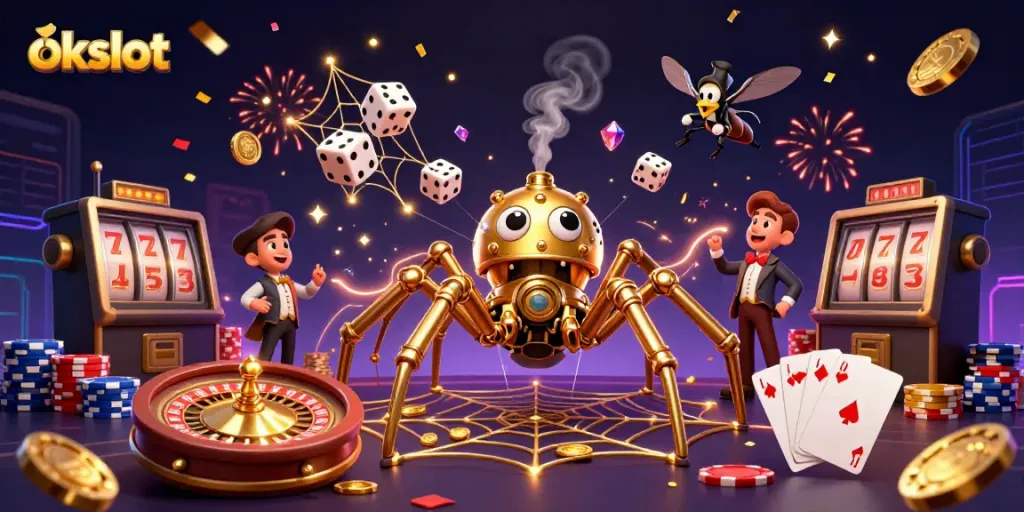 เกมสล็อตออนไลน์ okslot ที่มีภาพสามมิติเต็มไปด้วยสีสันและความตื่นเต้น