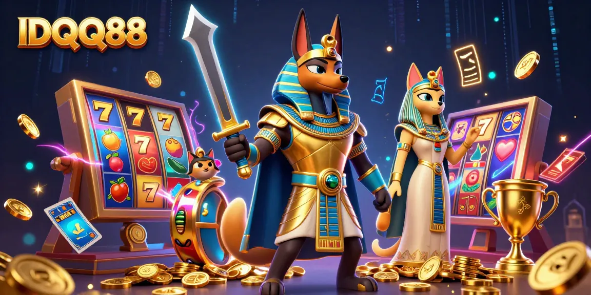 Spin the reels with IDQQ88's engaging slot experience and vibrant game elements.