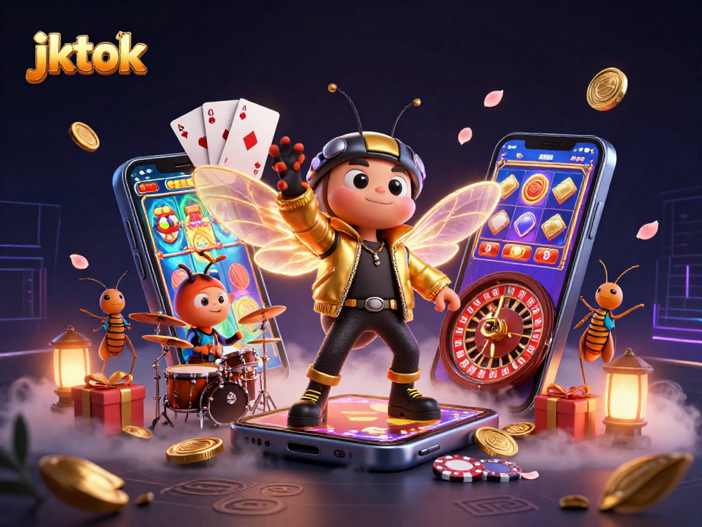 JKTOK menghadirkan pengalaman bermain slot online yang menyenangkan dengan ikon permainan dan hadiah menarik.