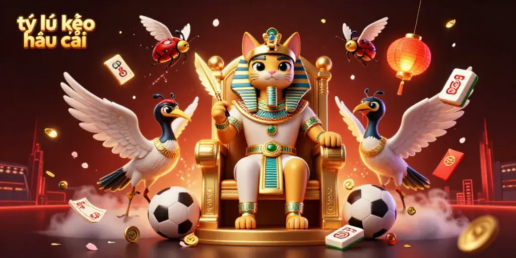 This artistic representation captures tỷ lệ kèo nhà cái in a vibrant sports betting atmosphere, showcasing dynamic elements like stadium lights and betting slips.